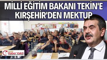 Milli Eğitim Bakanı Yusuf Tekin’e ‘Minik Ahiler Masal Yazıyor’ etkinliğiyle mektup yazdı.