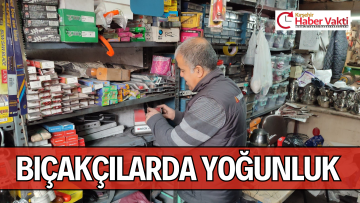 KURBAN BAYRAMI ÖNCESİ YOĞUNLUK