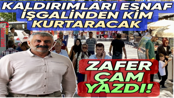 CADDELER İŞGAL ALTINDA, BELEDİYE SEYREDİYOR