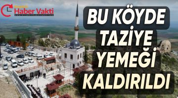 ULUPINAR KÖYÜNDE CENAZE YEMEĞİ KALDIRILDI