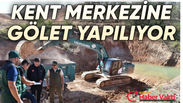 KIRŞEHİR TABİAT PARKINA GÖLET YAPIM ÇALIŞMASI BAŞLADI