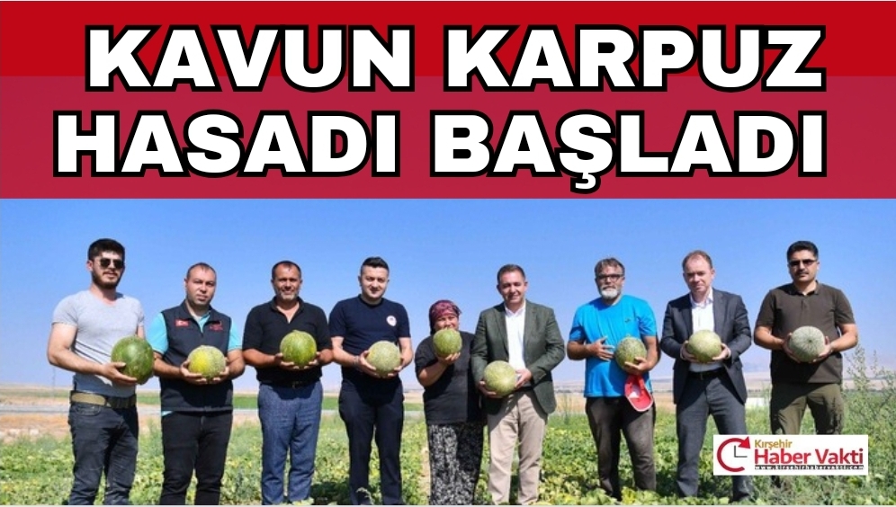 KAVUN KARPUZ HASADINDA YÖRESEL ÇOŞKU