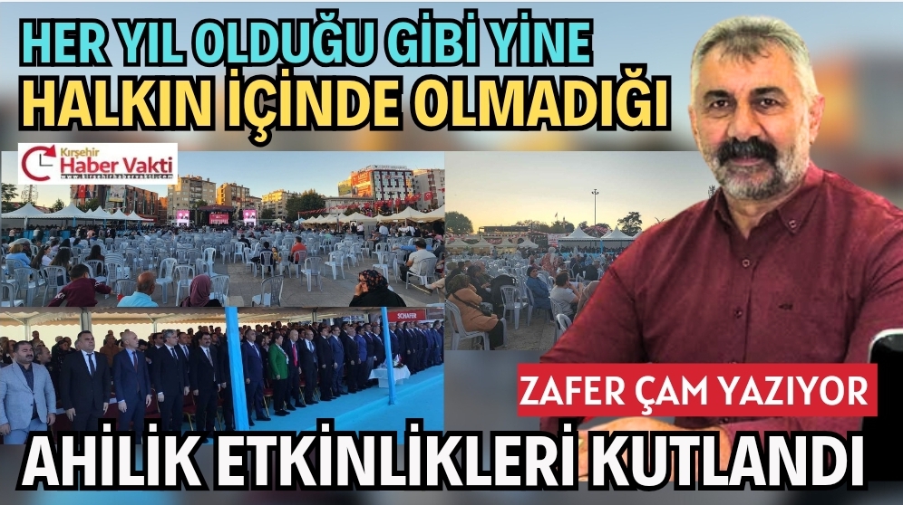 ZAFER ÇAM: “PROTOKOLÜN BAYRAMI SON BULDU”