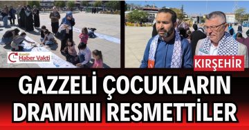 SAVAŞ ORTASINDA KALAN ÇOCUKLARIN DRAMI CACABEY MEYDANINDA RESMEDİLDİ