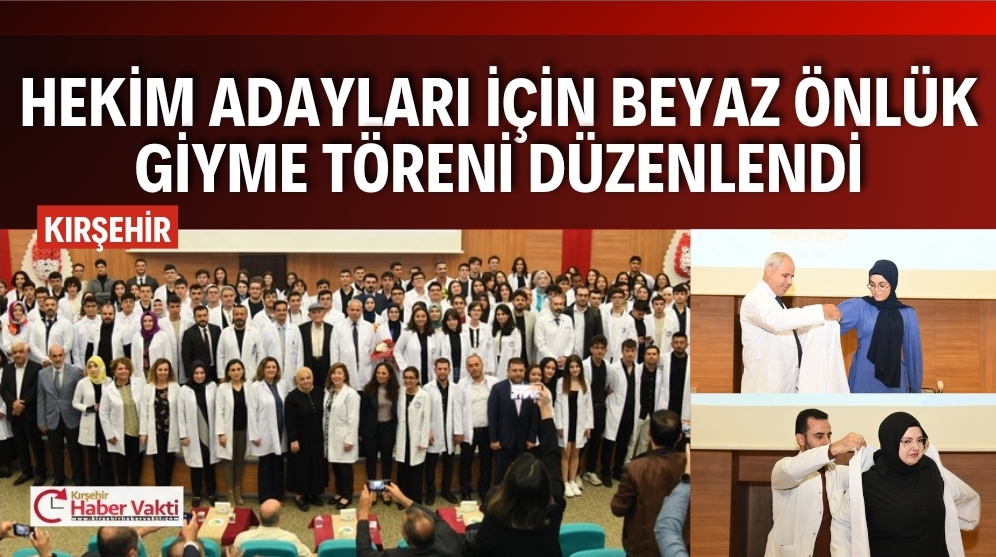 Beyaz Önlüklerini ilk defa Giymenin Heyecanını Yaşadılar.