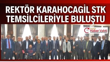 KARAHOCAGİL STK TEMSİLCİLERİYLE BULUŞTU.