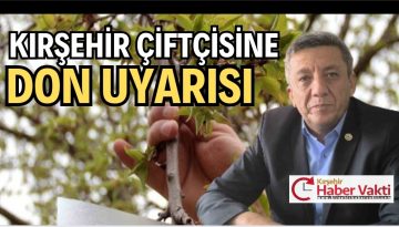 ZİRAAT ODASI BAŞKANI ÇİFTÇİLERİ UYARDI