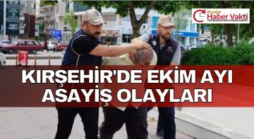 KIRŞEHİR’DE EKİM AYINDA ASAYİŞ VE GÜVENLİK OLAYLARI