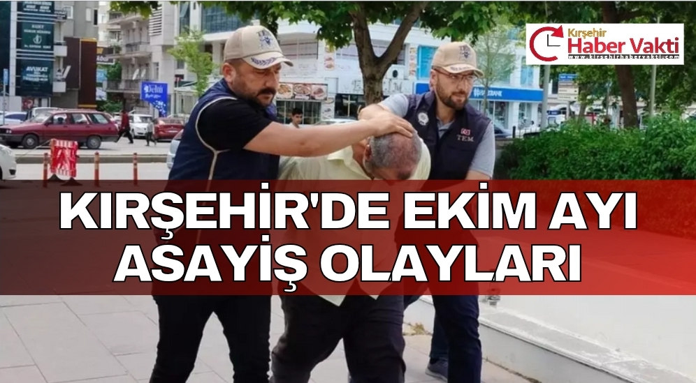 KIRŞEHİR’DE EKİM AYINDA ASAYİŞ VE GÜVENLİK OLAYLARI