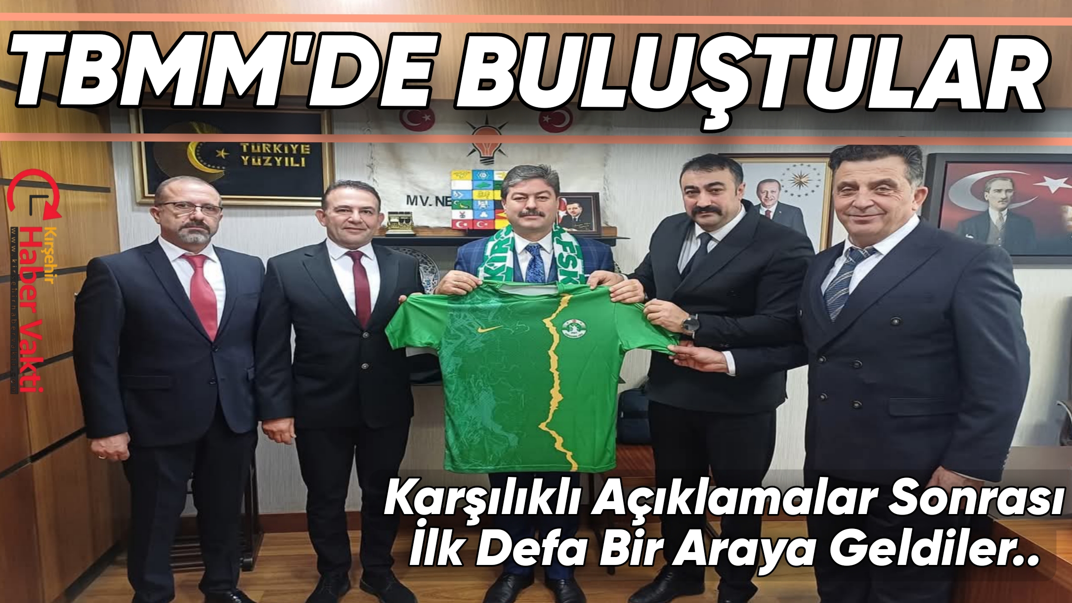 Kırşehirspor futbol kulübü başkanı Çağatay Han Torun ve yönetiminden Ak