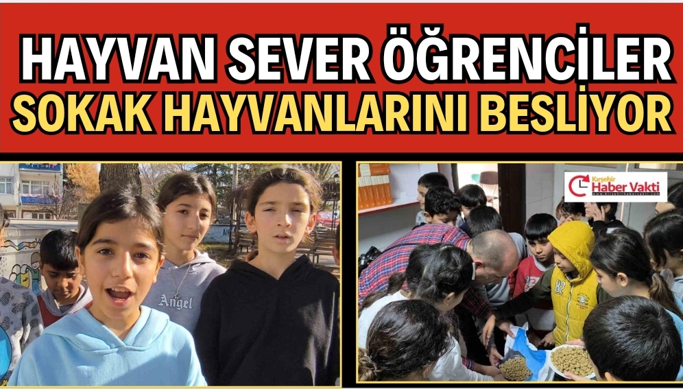 Kırşehir’de yabancı öğrencilerin eğitim gördüğü Aşıkpaşa İmam-Hatip Ortaokulunda öğrenciler, sokak