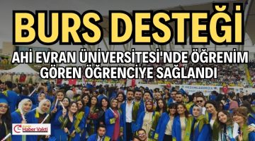 KIRŞEHİR’DE ÖĞRENCİYE BURS DESTEĞİ