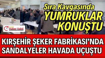 ŞEKER FABRİKASINDA YUMRUKLAR KONUŞTU