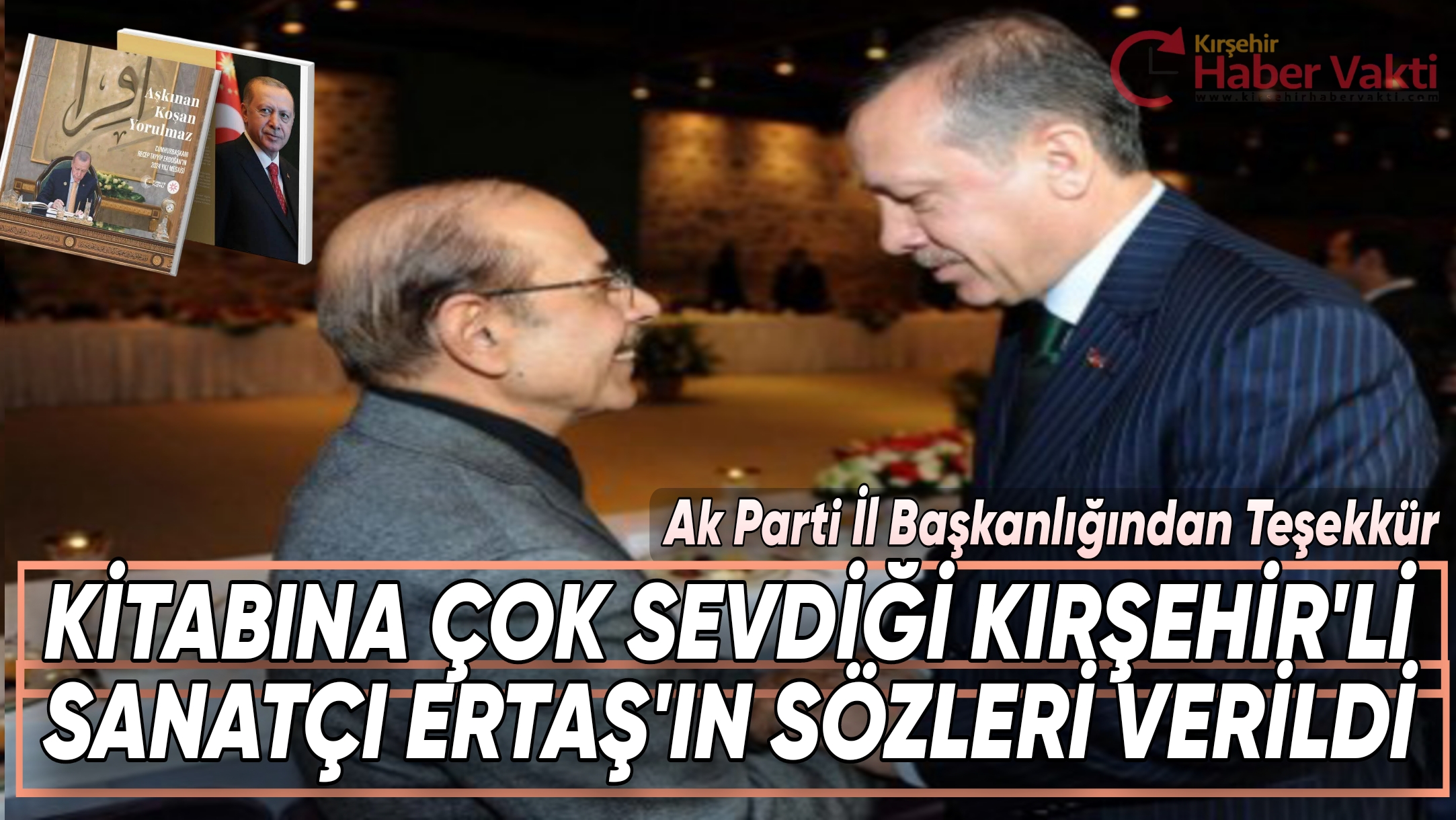 ERDOĞAN’IN KİTABI, İSMİNİ NEŞET ERTAŞ’DAN ALDI