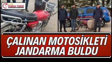 ÇALINAN MOTOSİKLET SAHİBİNE TESLİM EDİLDİ