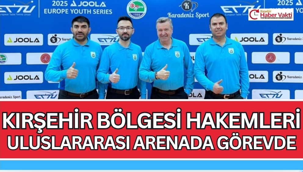 Kırşehir Bölgesi Hakemleri Nevşehir’de Uluslararası Görevde