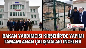 İçişleri Bakan Yardımcısı Mehmet Sağlam Kırşehir’de Çalışmaları İnceledi