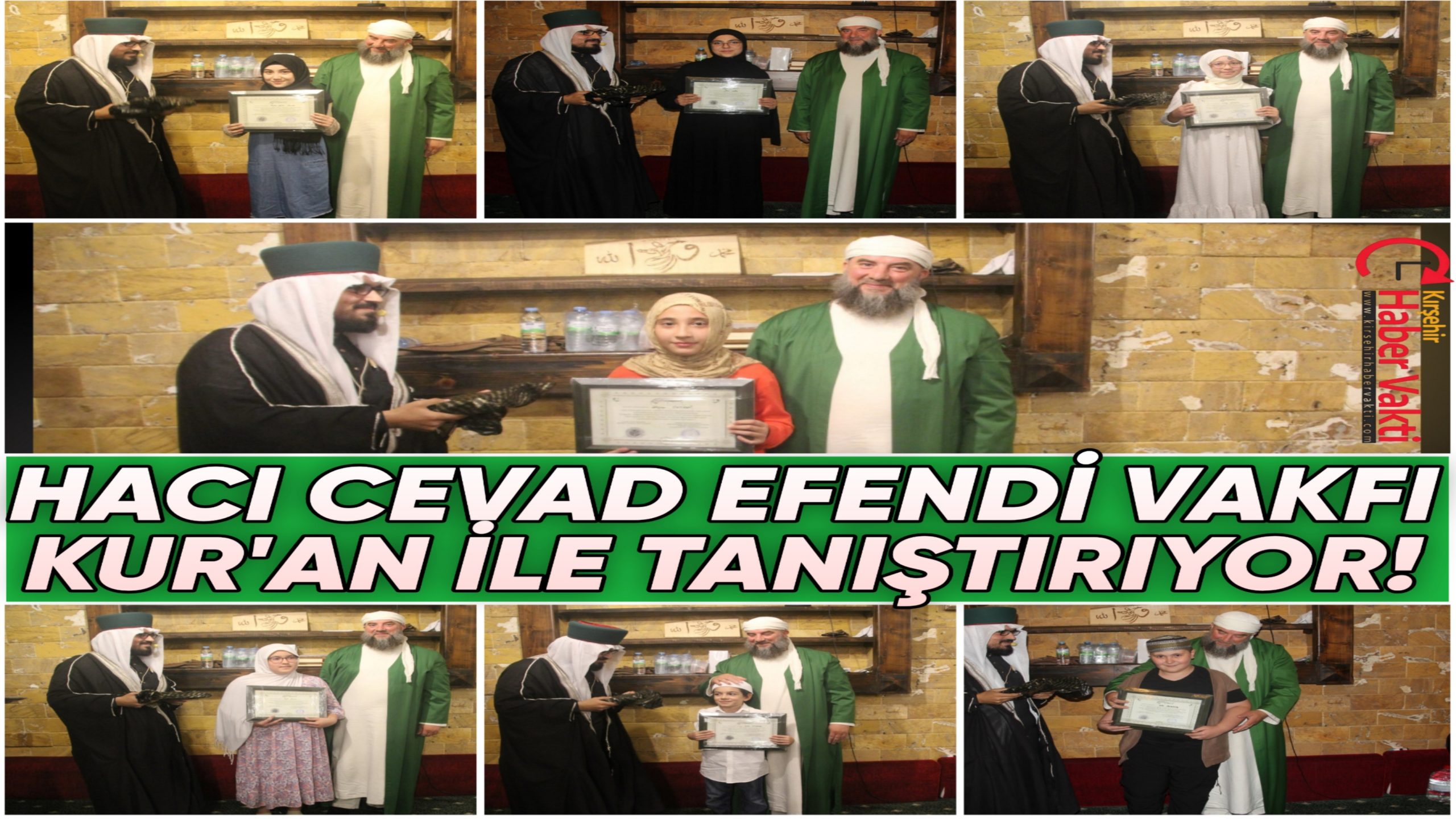 Yaz tatili dönemini fırsat bilerek Hacı Cevad Efendi Vakfı bünyesinde