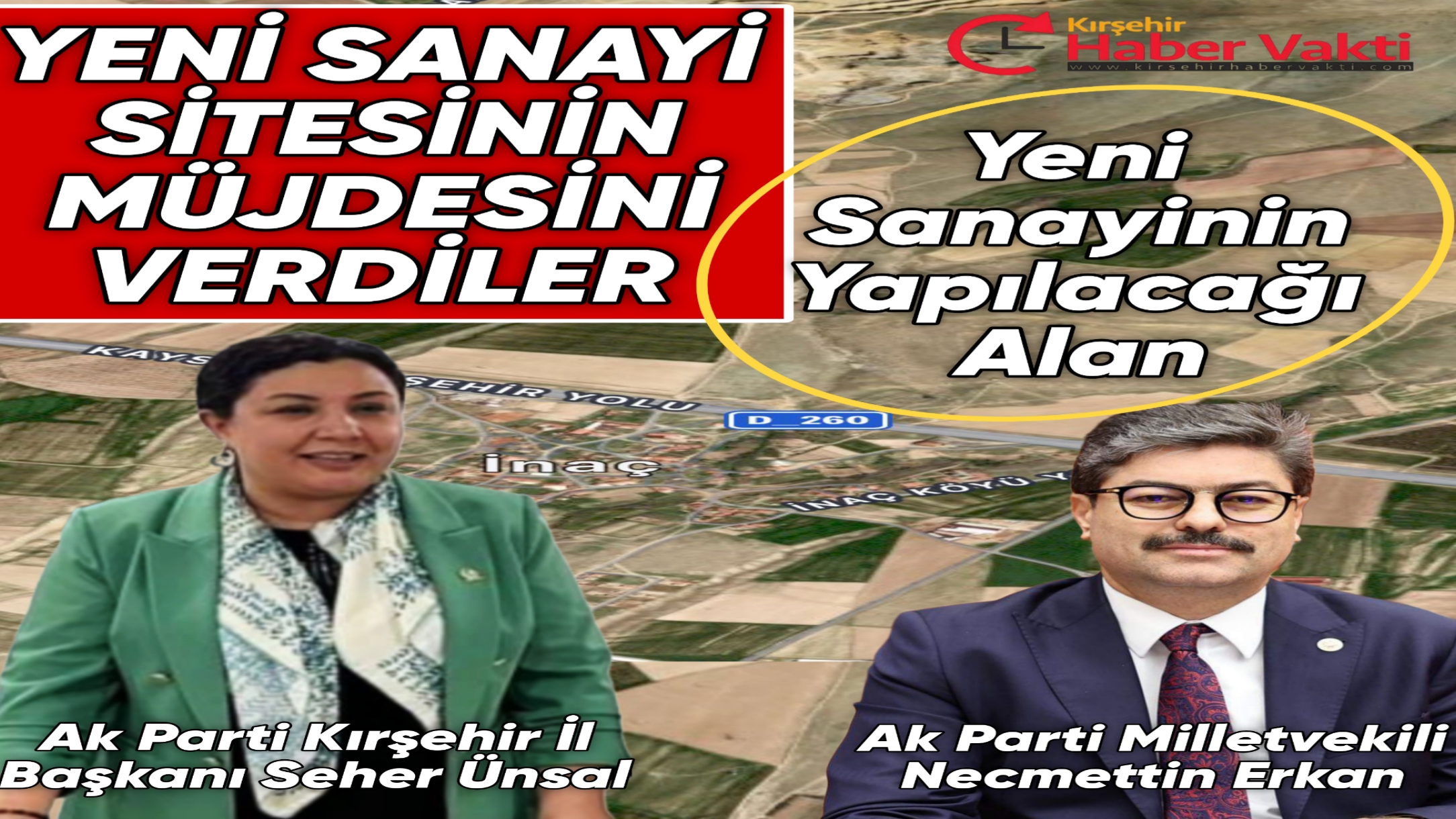 KIRŞEHİR’İN 2. SANAYİ SİTESİ ONAYLANDI! TEMELİ İNANÇ KÖYÜ SINIRLARINDA YAKINDA ATILIYOR