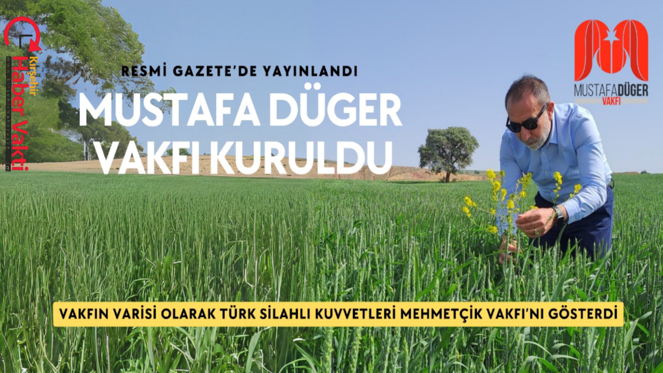 MUSTAFA DÜĞER VAKFI RESMEN KURULDU