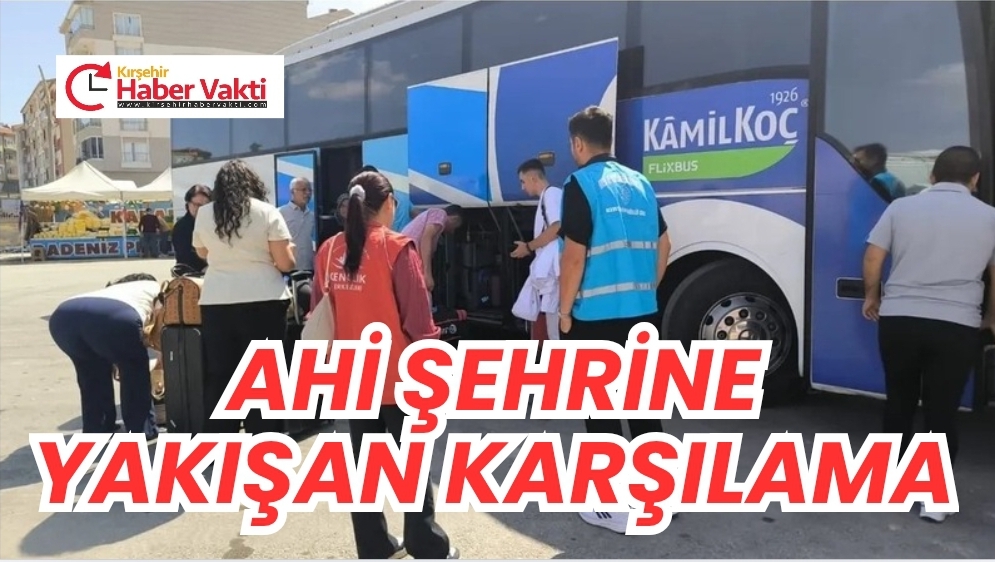 AHİ ŞEHRİNDE ÖĞRENCİLERE SICAK KARŞILAMA