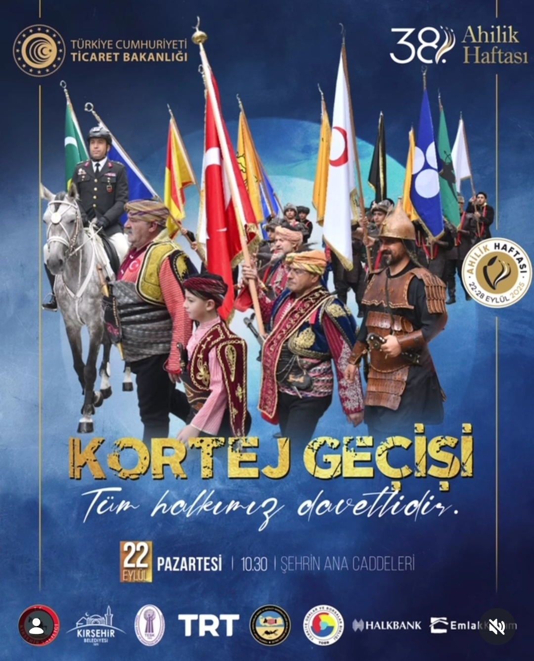 AHİLİK KORTEJ YÜRÜYÜŞÜ İLE BAŞLAYACAK