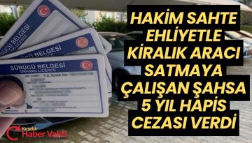5 YIL HAPİS 20 BİN LİRADA CEZA