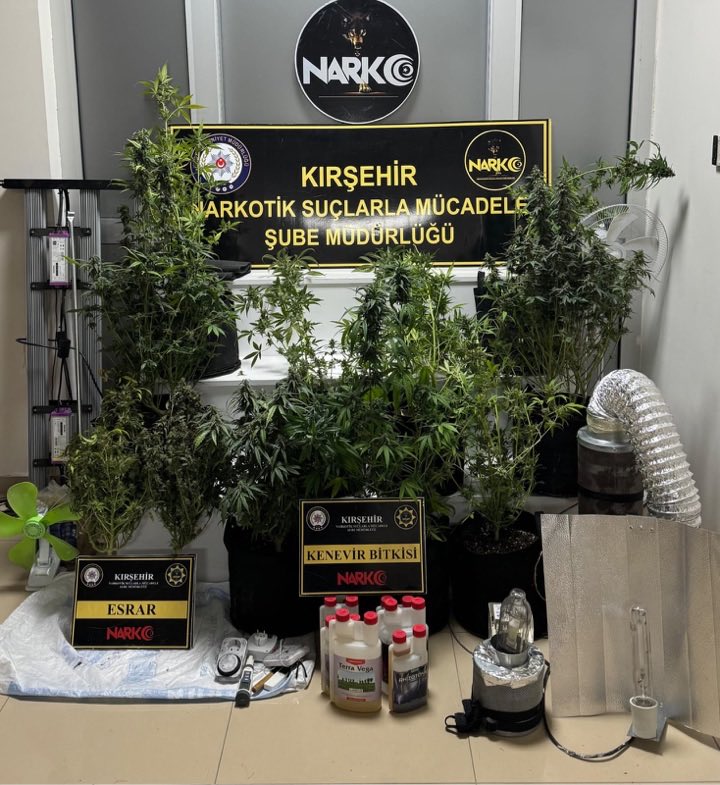 KIRŞEHİR’DE UYUŞTURUCUYA GEÇİT YOK