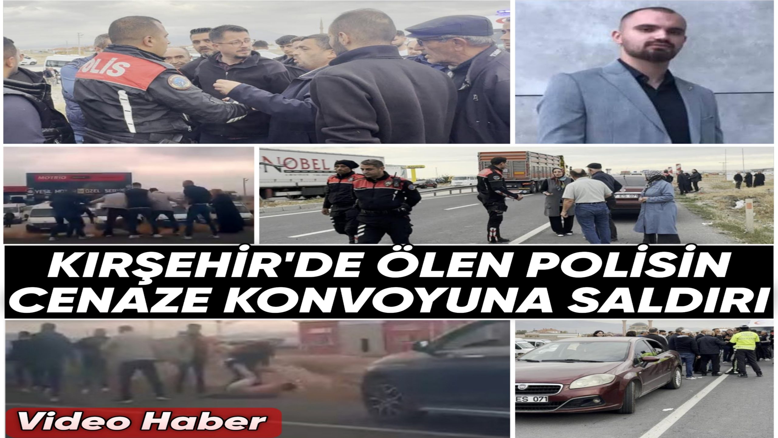 Kırşehir’de İntihar Eden Polis Memurunun Cenaze Konvoyuna Saldırı: 4 Yaralı