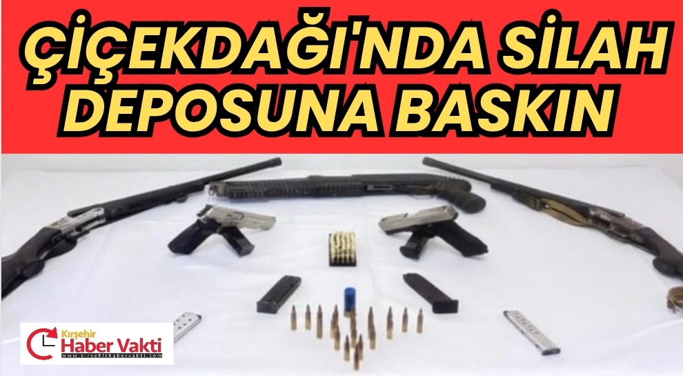 Çiçekdağı’nda Silah Deposu Baskını: 1 Gözaltı