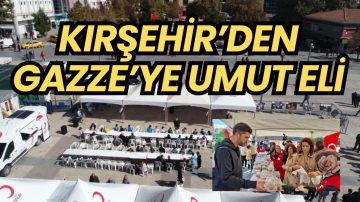 GAZZE’YE UMUT, İNSANLIĞA VEFA: KIRŞEHİR’DE ANLAMLI ETKİNLİK