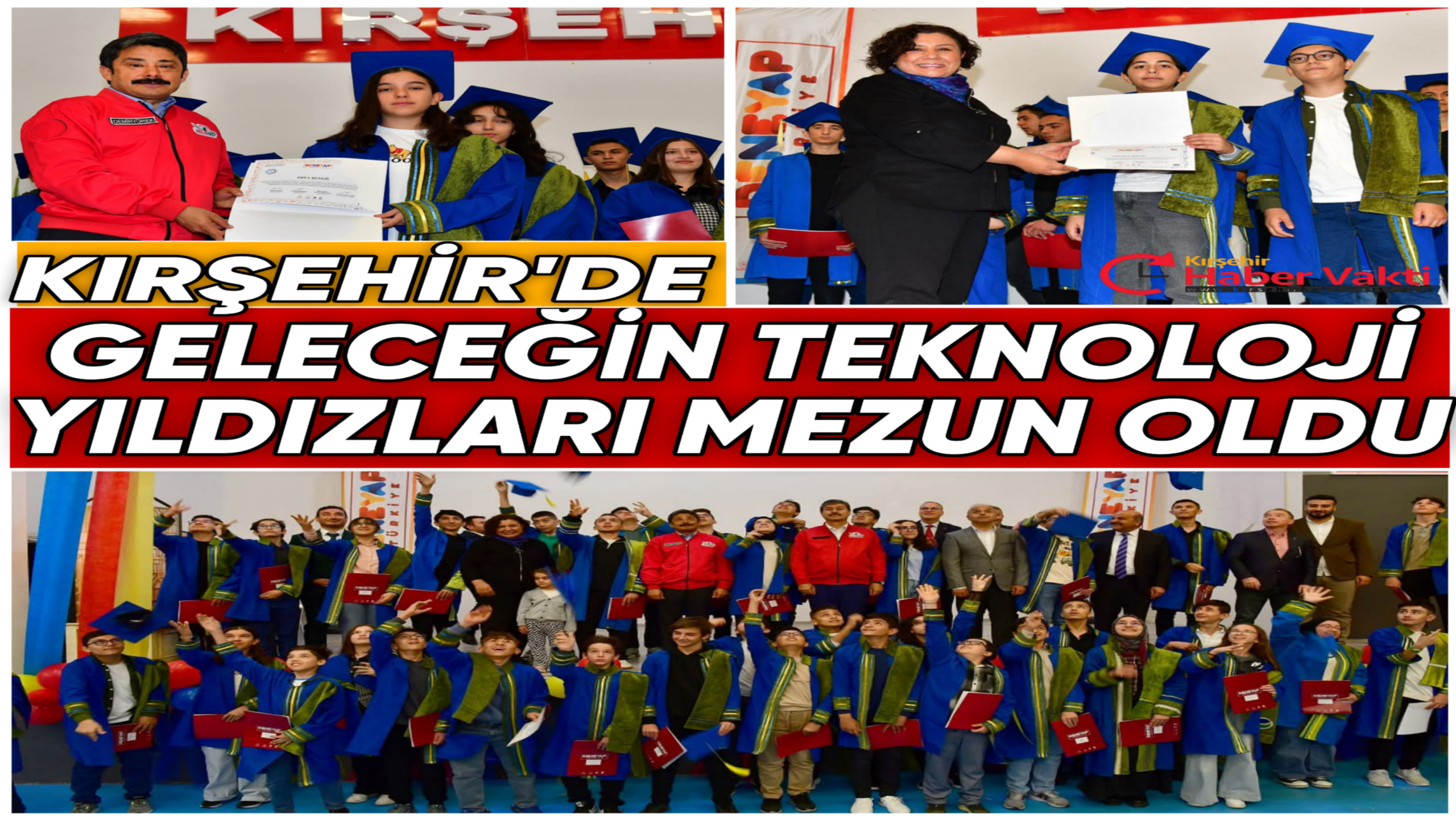 Kırşehir Cacabey Gençlik Merkezinde, ‘Deneyap Atölyeleri’ mezuniyet töreni gerçekleştirildi. Geleceğin