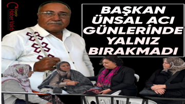 SEHER BAŞKAN, GÖÇER AİLESİNİN ACISINI PAYLAŞTI