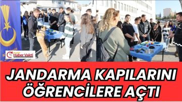 HACI FATMA ERDEMİR ANADOLU LİSESİ ÖĞRENCİLERİ JANDARMA KOMUTANLIĞINDA AĞIRLANDI