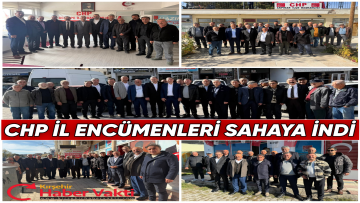 CHP’Lİ İL MECLİS ÜYELERİ SAHA ÇALIŞMALARINA HIZ VERDİ