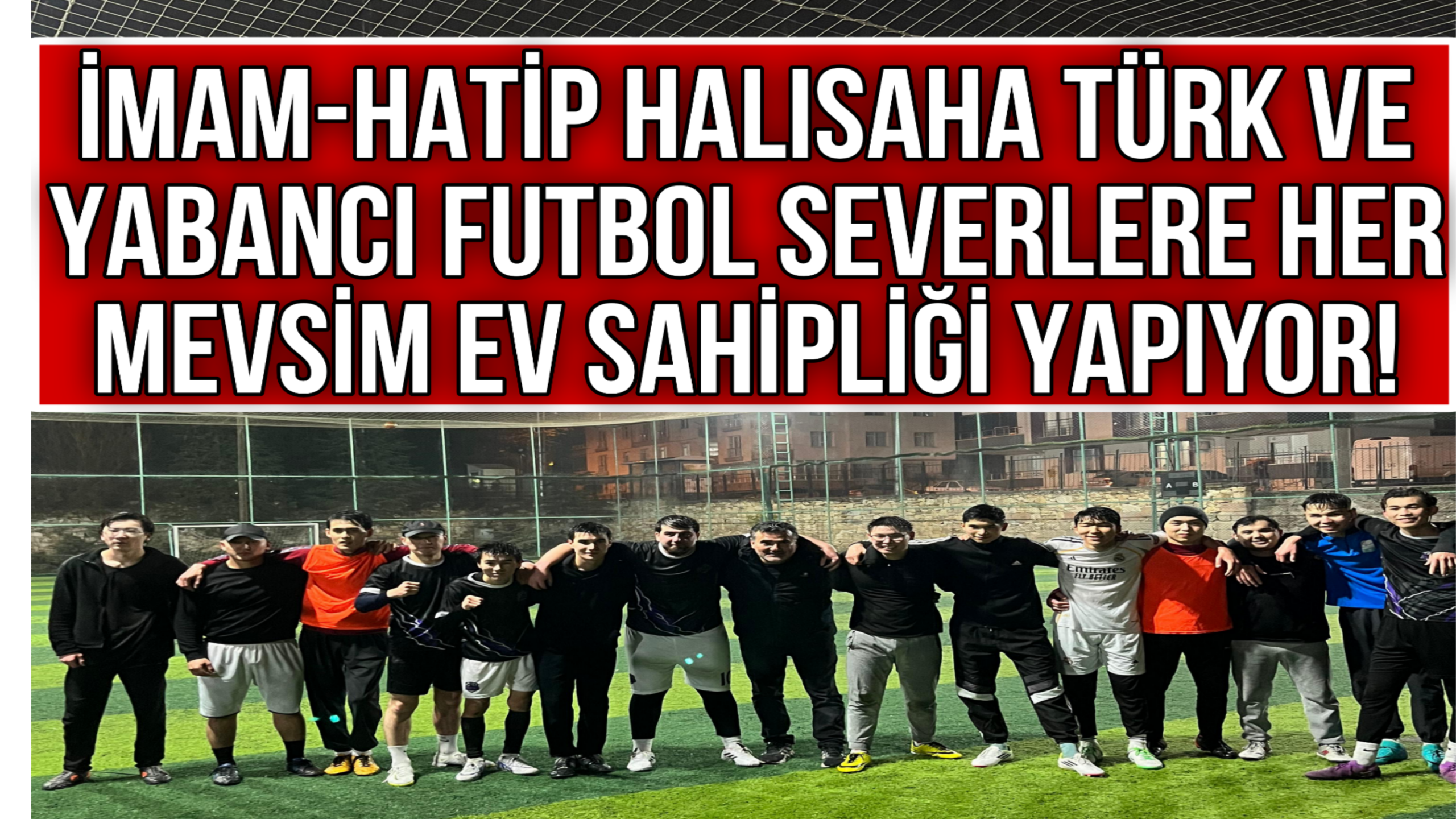 Kırşehir’in Tek Açık Hava Halı Sahasında Her Mevsim Futbol Keyfi