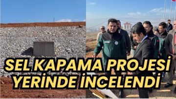 KIRŞEHİR HASTANE DERESİ SEL KAPANI İNŞAATINDA İNCELEME
