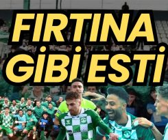 KIRŞEHİRSPOR AHI STADYUMU’NDA  FIRTINA GİBİ ESTİ 4-1 