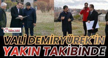 VALİ DEMİRYÜREK UMKE DEPOSU ALANINDA İNCELEMEDE BULUNDU