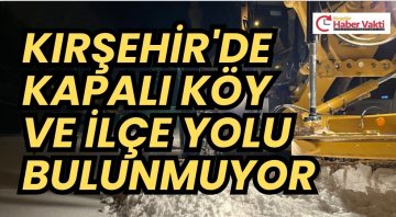 KAPALI İLÇE KÖY YOLU YOK…