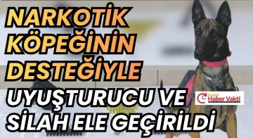 Kırşehir’de narkotik köpeği nokta atışı yaptı: Uyuşturucu ve silah ele geçirildi
