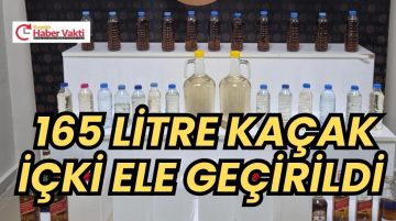 KIRŞEHİR’DE YILBAŞI ÖNCESİ KAÇAK ALKOLE GEÇİT YOK 165,5 LİTRE ELE GEÇİRİLDİ