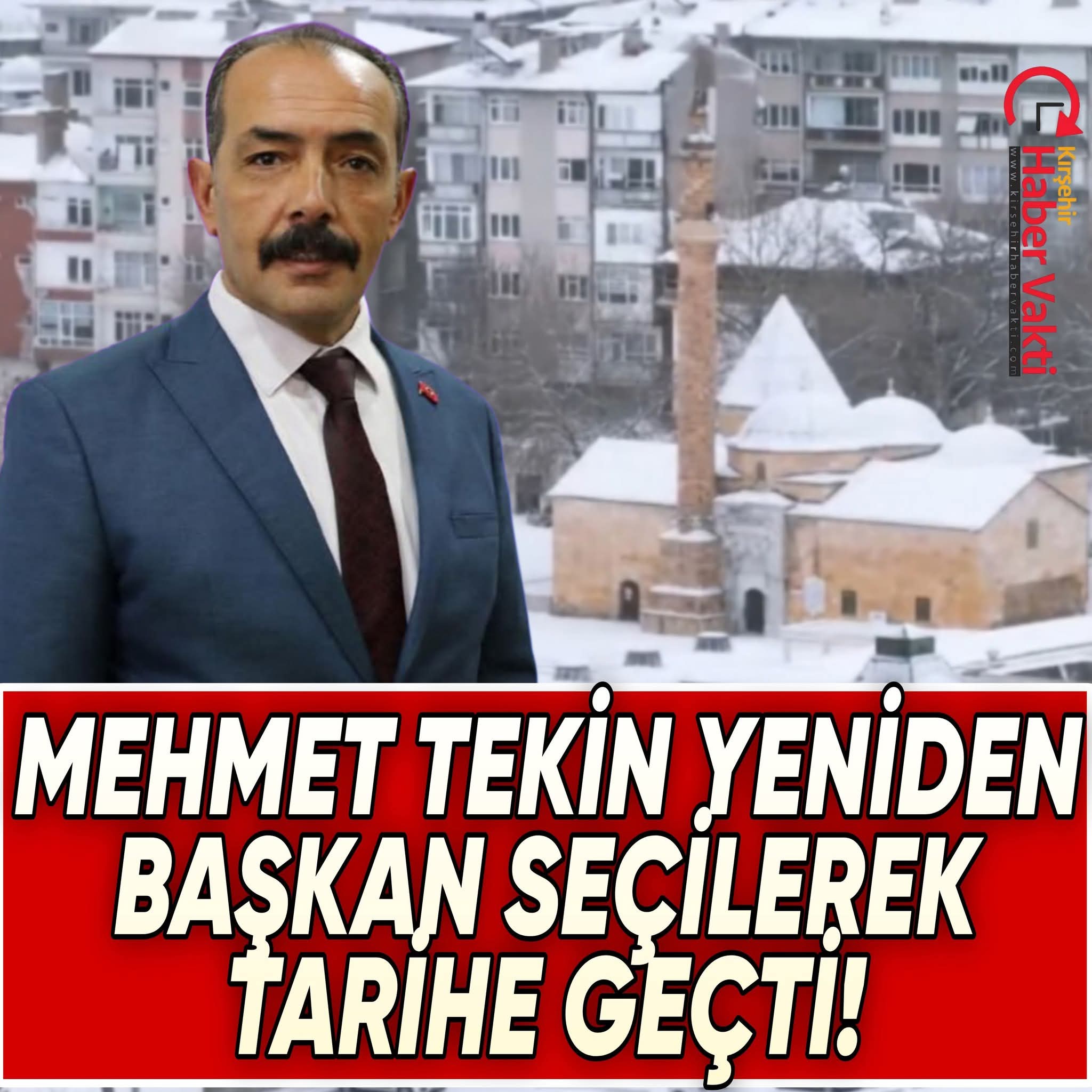 MEHMET TEKİN’DEN TARİHİ ZAFER: 161 OY FARKLA DÖRDÜNCÜ DÖNEM