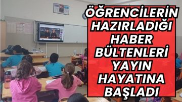 HABER BÜLTENLERİ KIRŞEHİR’DE ÖĞRENCİLERLE BULUŞTU