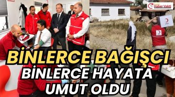 Kızılay Kırşehir’de Binlerce bağışçı ile binlerce hayata umut oldu