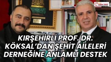HEMŞEHRİMİZ EDİTÖRLÜĞÜNÜ YAPTIĞI ESERİN GELİRİ ŞEHİT AİLELERİ DERNEĞİ’NE…