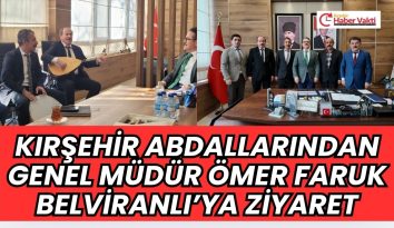 KIRŞEHİR USTALARI MÜZİK VE OYUN TOPLULUĞU’NDAN GENEL MÜDÜRLÜĞE ZİYARET