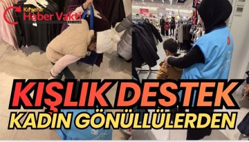 KIRŞEHİR TDV KADIN GÖNÜLLÜLERİ YÜREKLERİ ISITIYOR