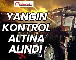 Mucur’da Garaj Yangını Kontrol Altına Alındı 2 Traktör Kullanılamaz Hale Geldi