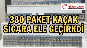 KIRŞEHİR’DE KAÇAK SİGARA OPERASYONU 380 PAKET ELE GEÇİRİLDİ